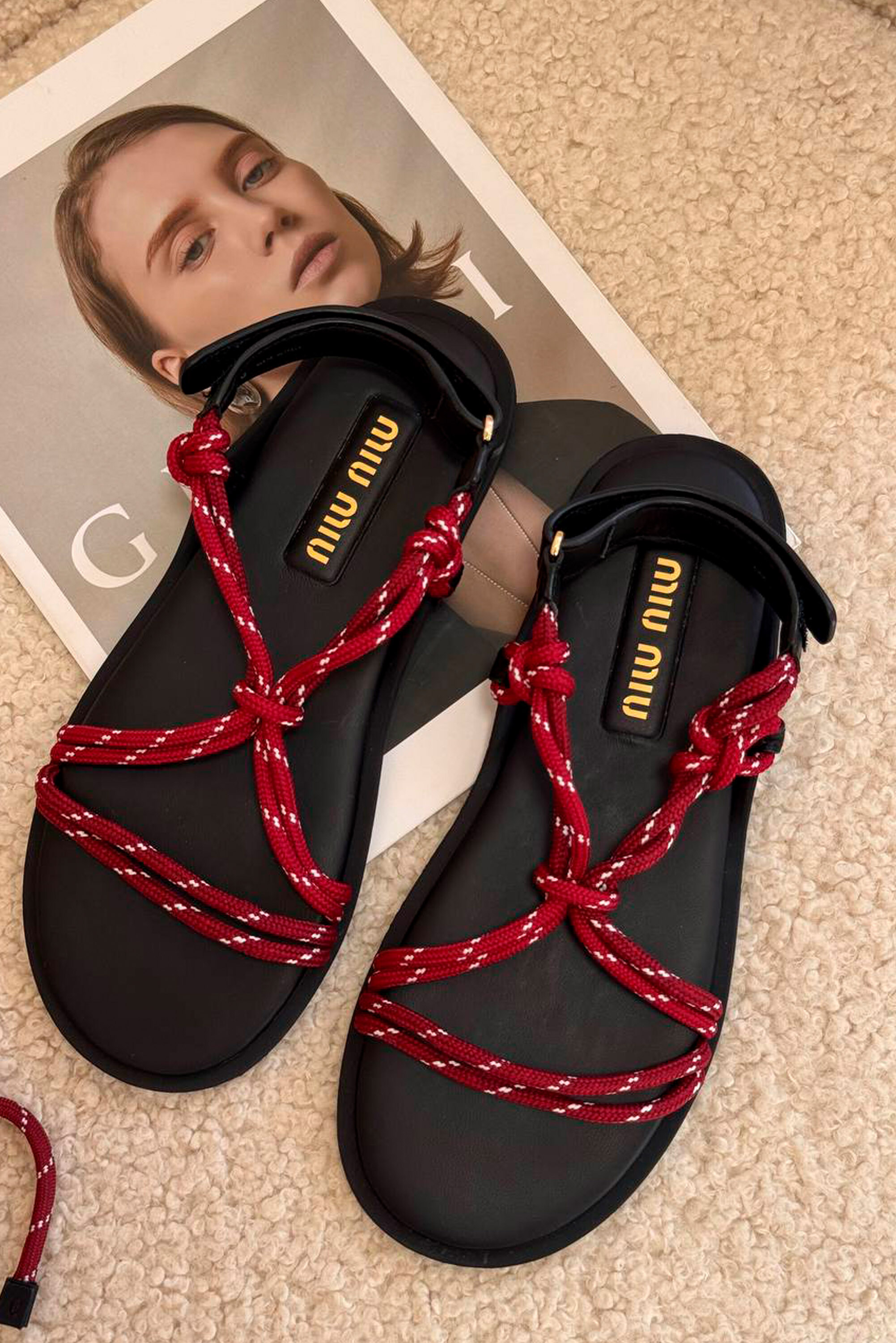 Фото 2 Сандалии MIU MIU 13519